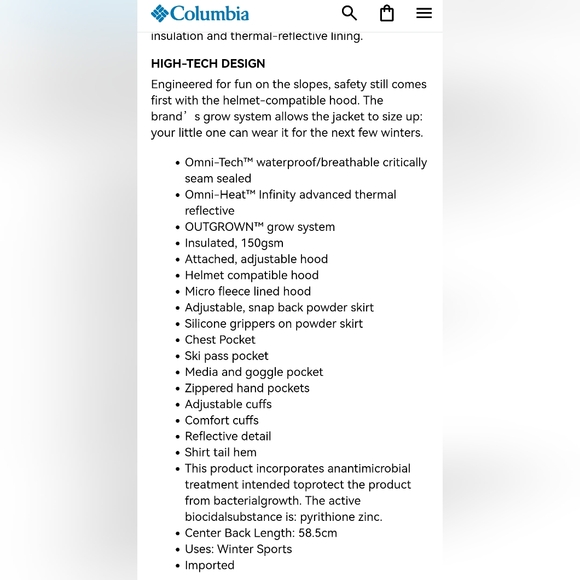 Columbia Kid Jacket Set - Picture 10 of 10